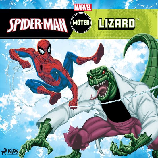 Spider-Man möter Lizard - cover