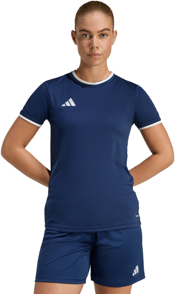 adidas T-shirt Dames Entrada 26 Jersey Donkerblauw - Maat 2XL