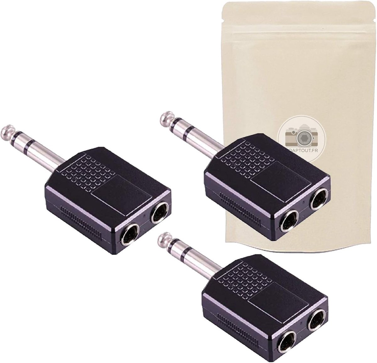 Audio Splitter - Stereo Adapter - Signaal Verdelen - 2 Vrouwelijke Poorten - 635 mm