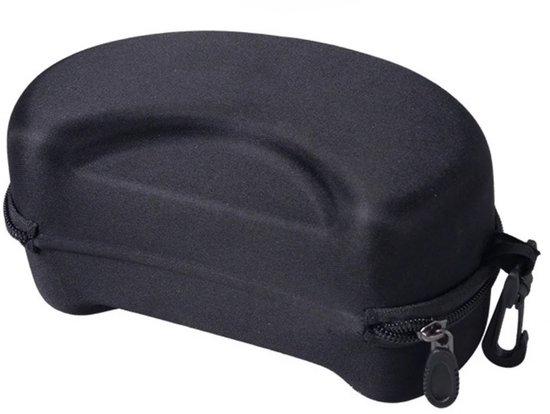 WiseGoods Premium Skibril / Duikbril Opberg Case - Hardcase Beschermhoes Met Rits - Ski / Snowboard Brillen Draagtas - Zwart