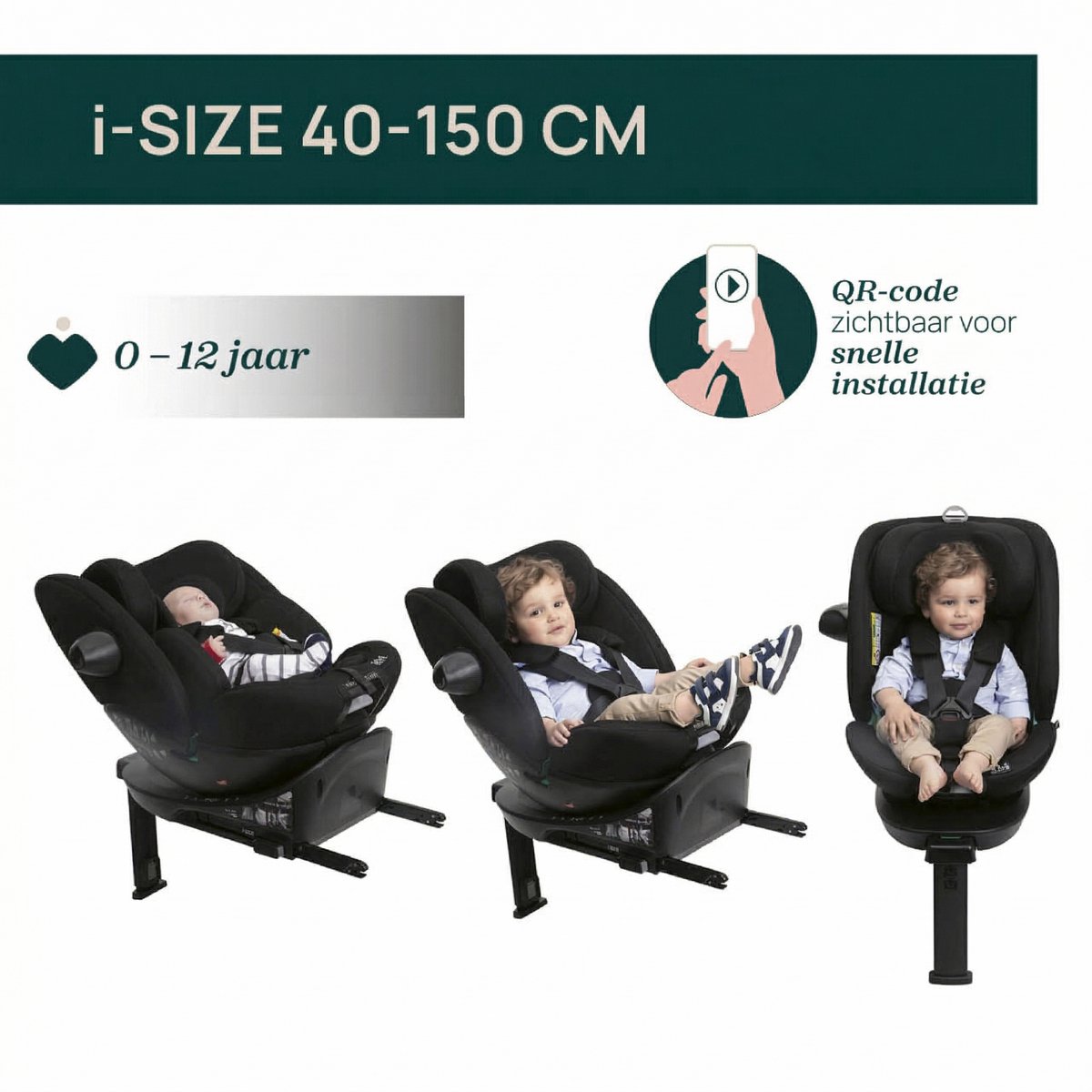 Chicco EverOne i-Size Autostoel - Zwart (40-150 cm) – foto 7