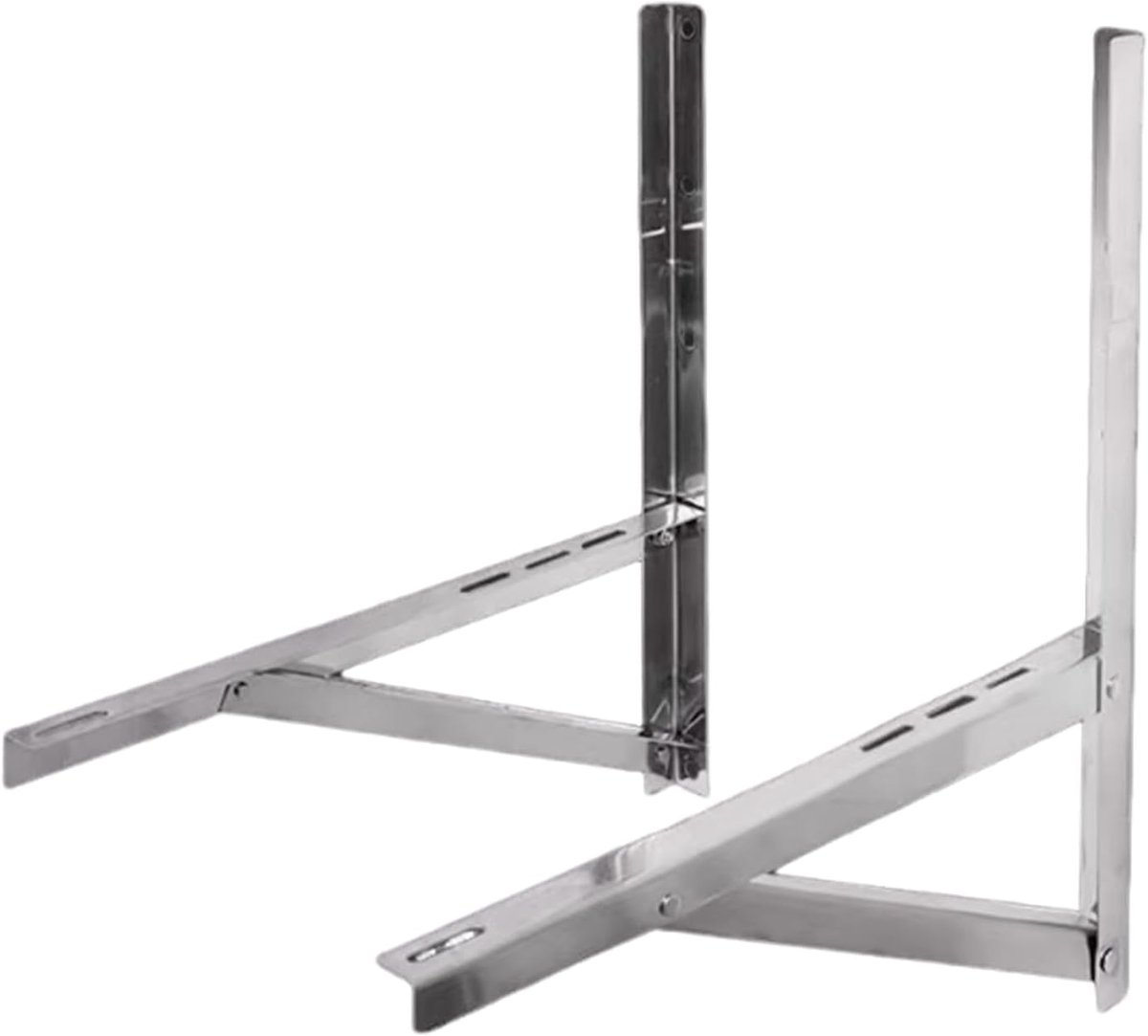 Airco Beugel - Split Unit Houder - Buitenmontage - Opvouwbaar Roestvrij Staal - 18-21 Inch