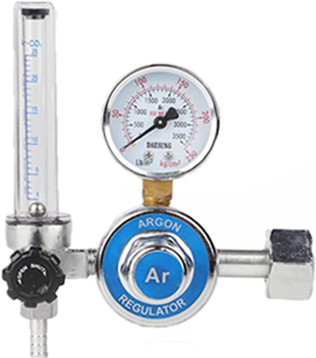 Gas Meter - Drukregelaar - Lassen - Zuigerdecompressie - 0-25 LPM - Zilverblauw