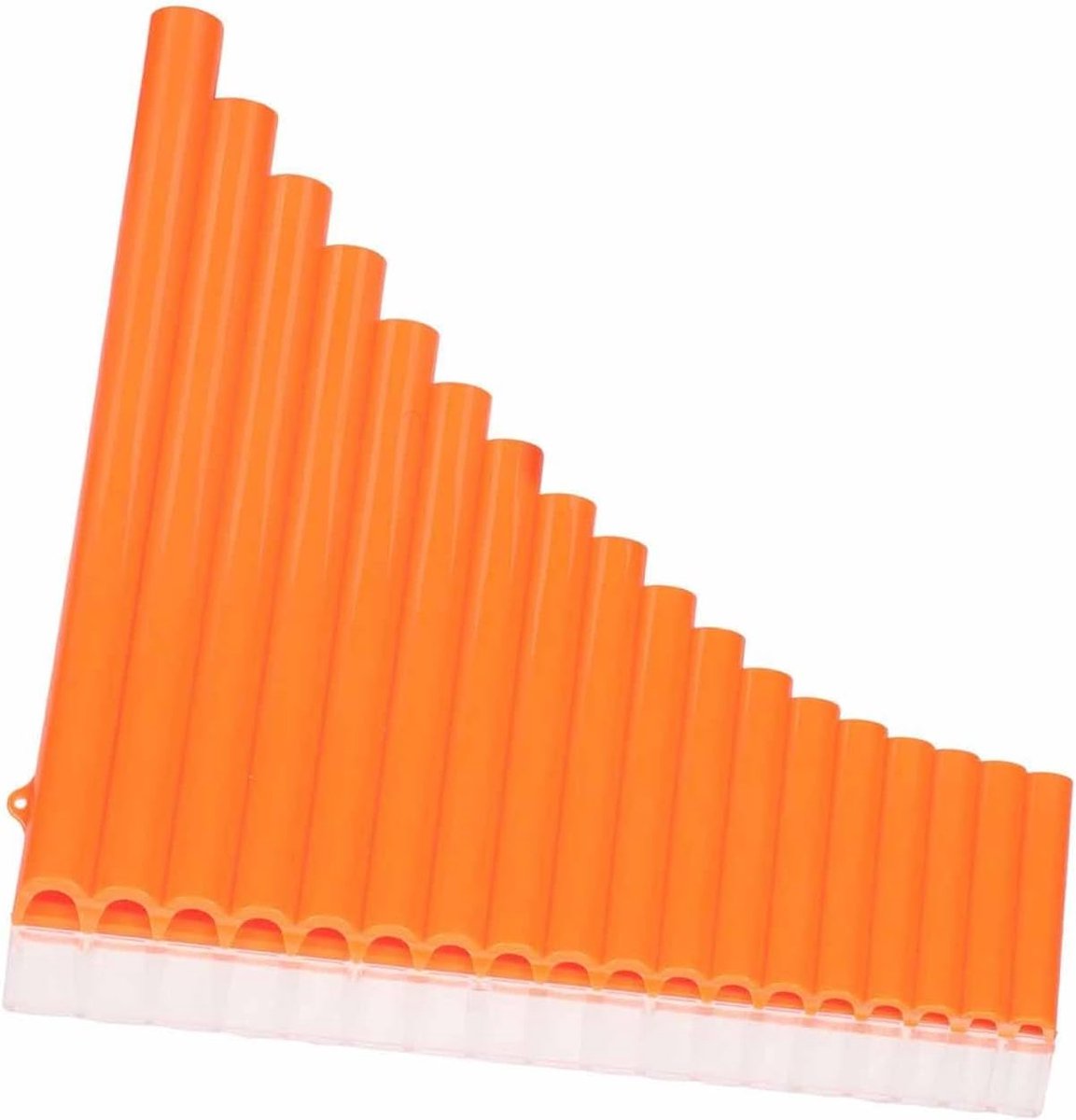 Panfluit Set - Muziek Instrument - Beginner Muzikant - C Toonladder - 26cm Breed - Oranje