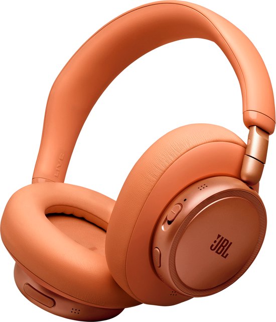 JBL Live 780NC - Draadloze Noise Cancelling Koptelefoon - Bluetooth Over-Ear - 80 uur batterij - Hi-Res Audio - Multipoint - JBL Signature Sound - Oranje
