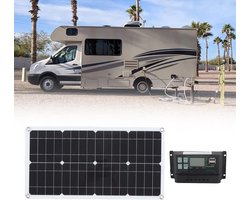 Zonnepaneel Kit - Zonne-energie Set - Batterij Onderhoud - Inclusief 10A Controller - 57x29x3 cm