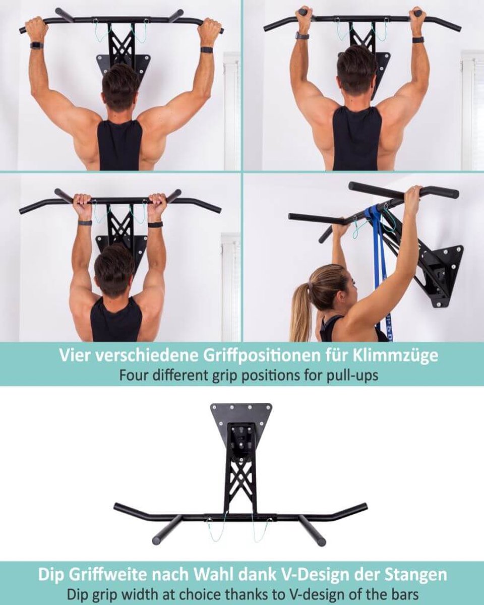 PULLUP & DIP Steel - Mobiele Pull-up & Dip Stang - Binnen & Buiten Gebruik - Voor Bomen, Palen & Muren - Inclusief 35+ Oefeningen eBook thumbnail 7