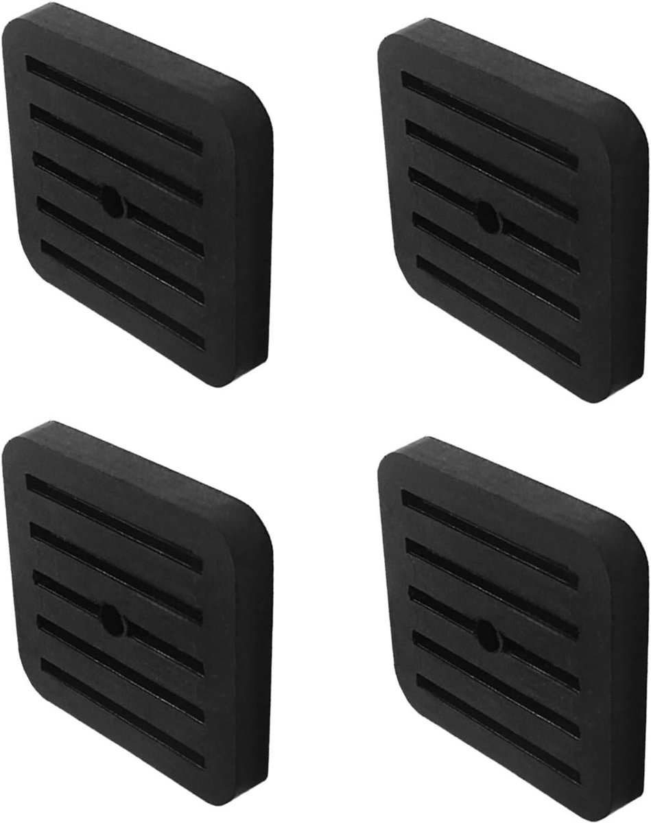Trillingsdempers - Rubberen voetjes - Apparaten Stabiliseren - Geluidsreductie - 4.8 x 7.2 cm