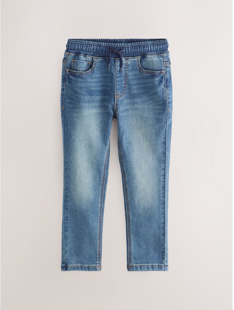 Next - Jongens - Jeans met stretch en elastische taille - Blauw