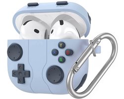 Coverzs Siliconen 'Gamer' hoesje geschikt voor AirPods 4 - Beschermhoesje - Stijlvolle bescherming