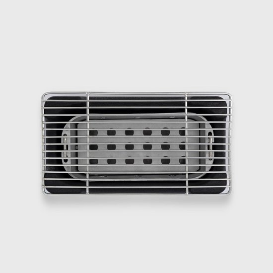 Konro Grill Medium - Met Houten Onderstel - Barbeque - 24×12.5×11.5cm — afbeelding 3
