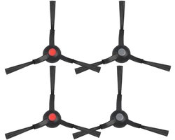 4 Onderdelen -Stofzuigeronderdelen -Geschikt voor de Eufy S1 PRO stofzuiger（4 zijborstels）