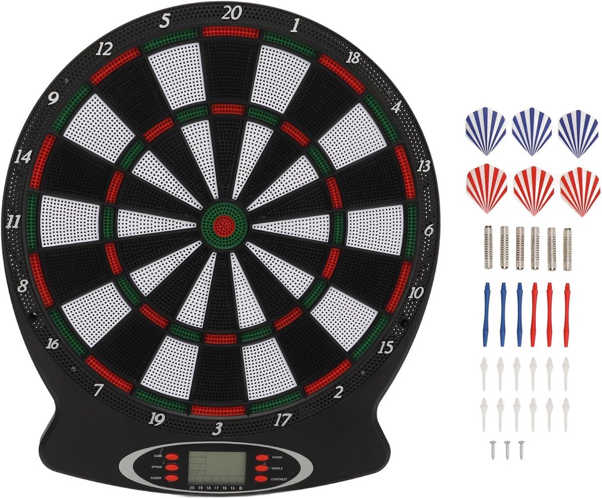 Elektronisch Dartbord - Dartspel - Indoor Familie Spel - Automatische Punten Tellen - 44x39x3 cm - Standaard