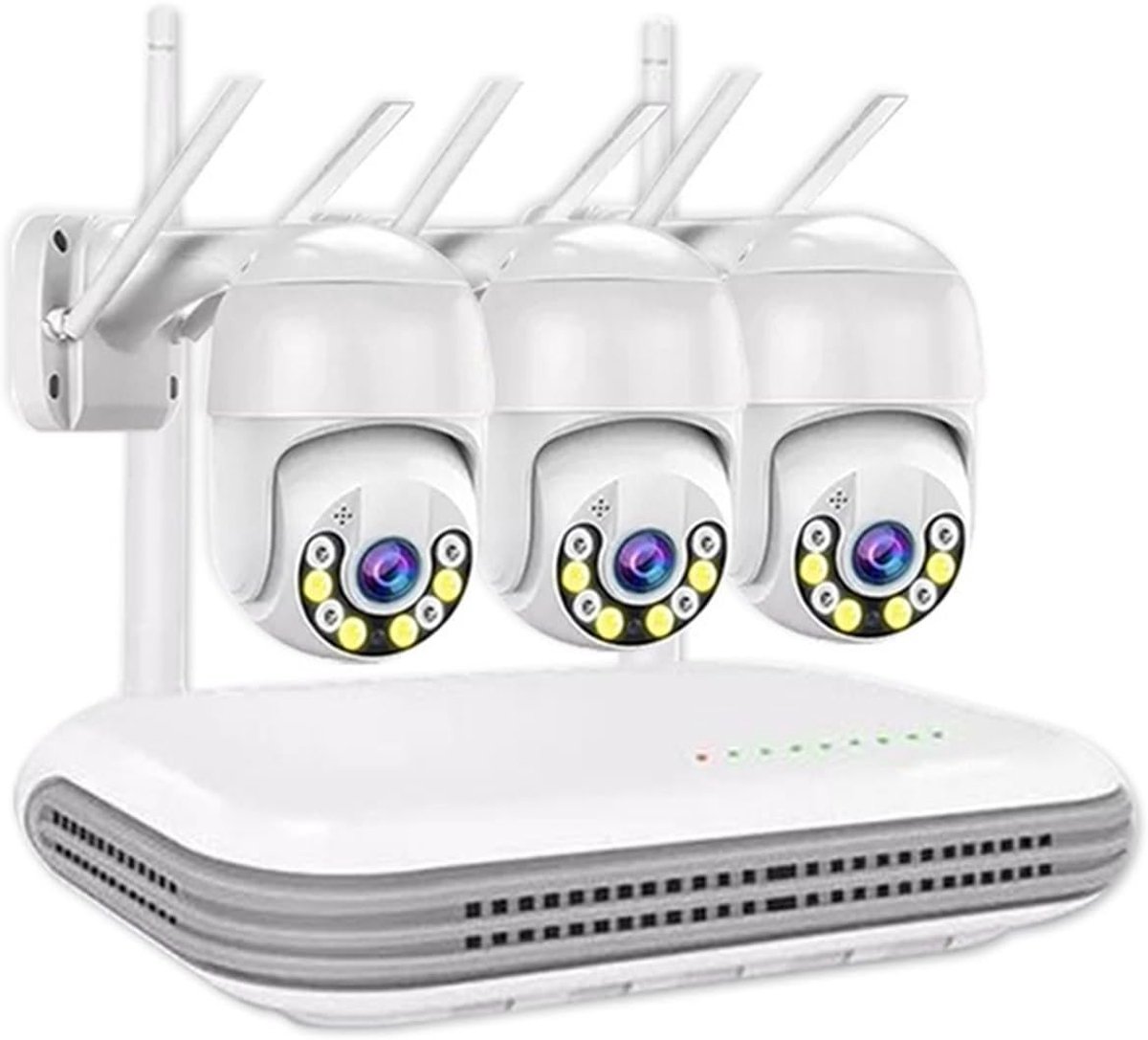 Beveiligingscamera Systeem - Draadloze Camera Kit - Huis Beveiligen - 4MP HD Resolutie - 8 Kanaals NVR