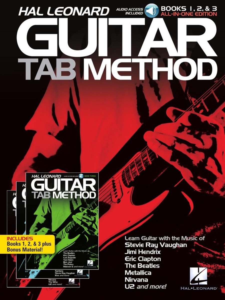 Hal Leonard Guitar Tab Method, Books 1, 2 & 3 All-In-One Edition!