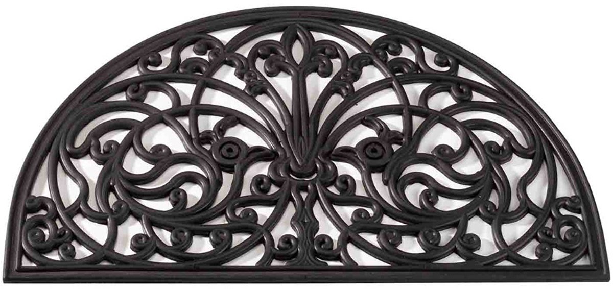 Smart Garden Products - Deurmat Halve maan - Rubber - 45 x 75 cm