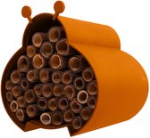 Point-Virgule - Insectenhotel - Bijenhotel - Oranje bij - 16x15x12cm