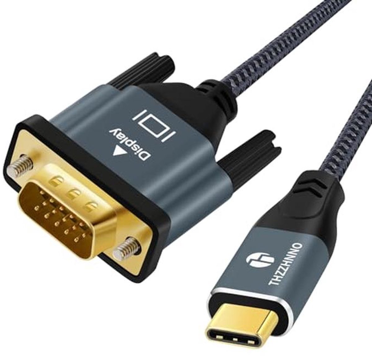 USB C naar VGA kabel 2M - 1080P VGA conversie voor laptops, tablets, en projectoren