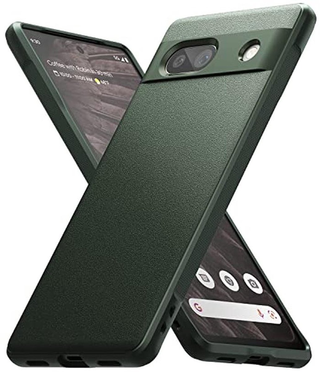 Flexibele TPU Hoes voor Google Pixel 7a - Schokbestendig, Antislip en Krasvrij - Donkergroen