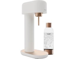 Mysoda Ruby 2 White Copper - aluminium, design bruiswatertoestel - incl 1 waterfles