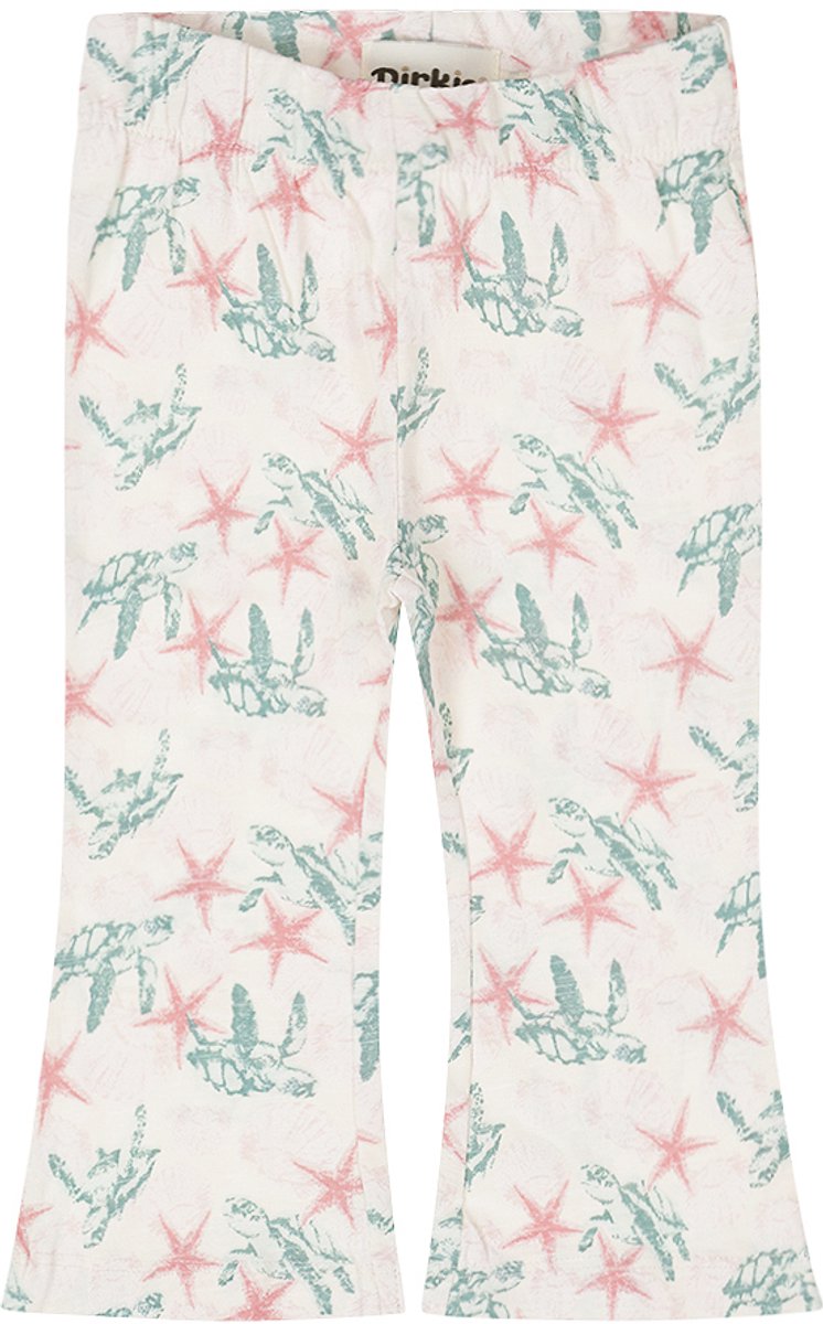 Dirkje Meisjes Flared Legging - Off-white