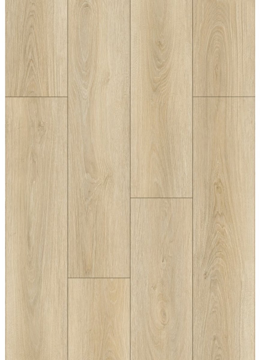 Mexen Kinston vinylpanelen 1240 x 182 mm SPC 6,5 mm, IXPE onderlaag 1,5 mm, 4 V-voeg, Eik - F1057-1240-182-505-4V1-01