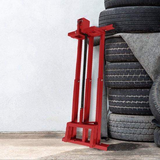 Froadp Grasmaaierheffer 400 kg Grasmaaierhefinrichting Hefplatform Zitmaaier 45° kantelhoek verstelbaar Grasmaaierheffer Reinigingshulp Grasmaaierheffer voor maaitractor Grasmaaier van Froadp — afbeelding 5