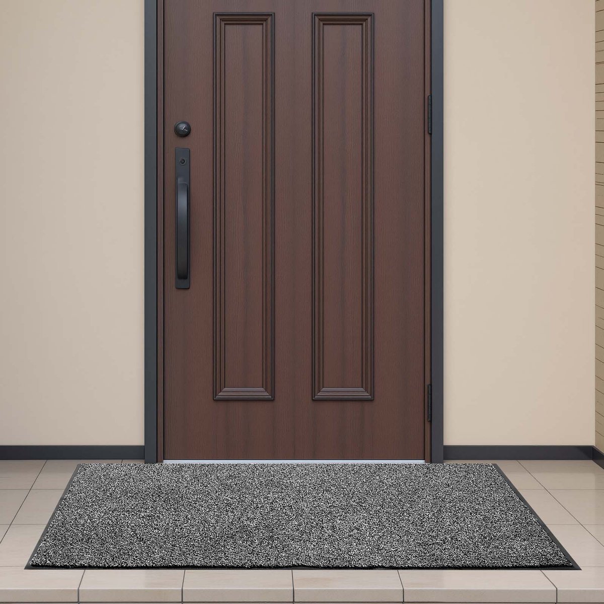 Vevor Dirt Trapper Mat, 1524 X 914 mm, Binnen- En Buitendeurmat, PVC-Achterkant, Wasbaar Entreemat voor Hal, Entree, Keuken, Balkon, Garage, Grijs