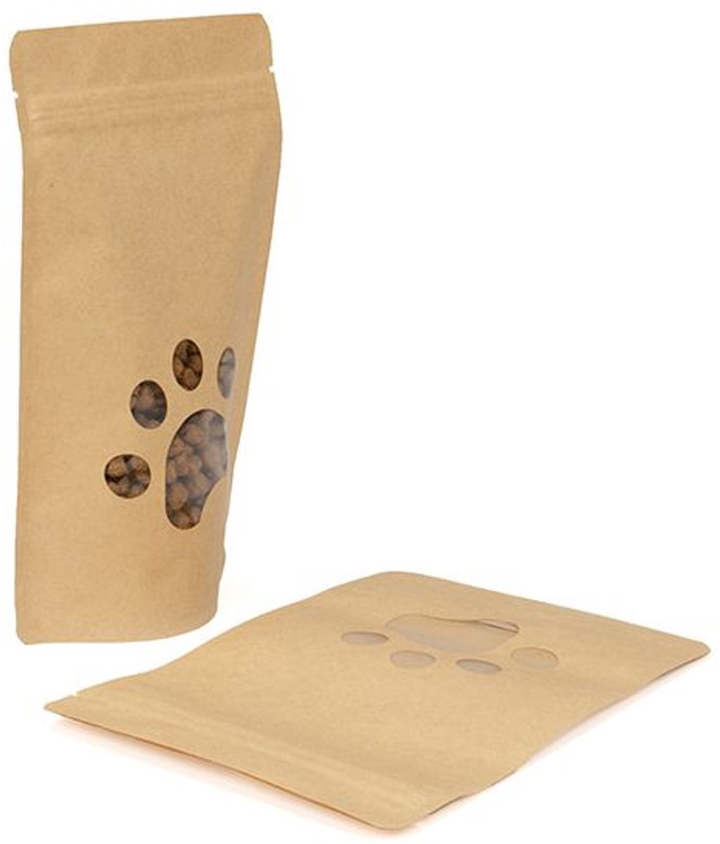 Stazakken Kraft Voetafdruk Venster | 113 gram | 130x79x206mm - 25 st