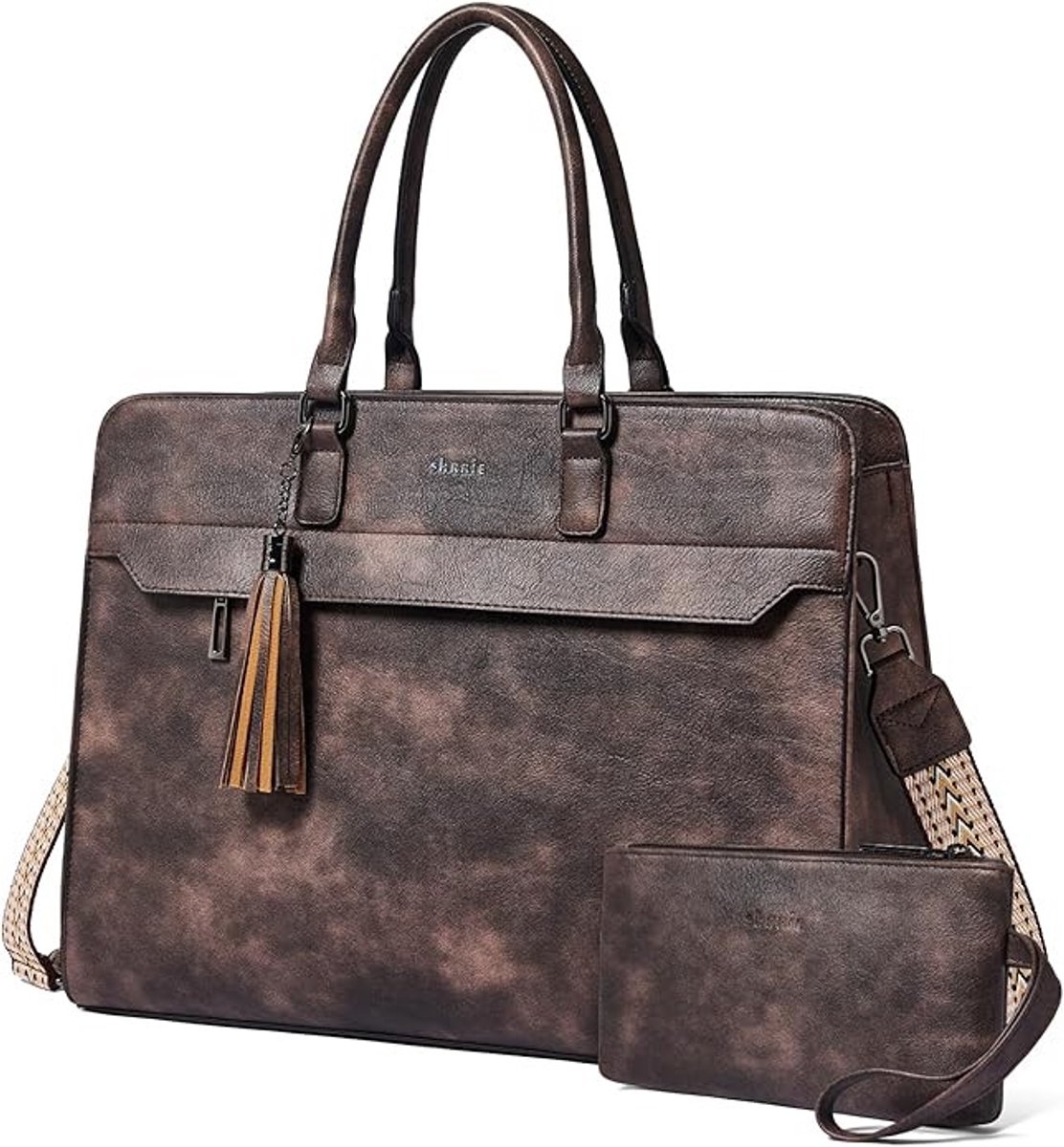 Stunq® 15,6 inch laptoptas - Waterbestendige schoudertas met meerdere vakken