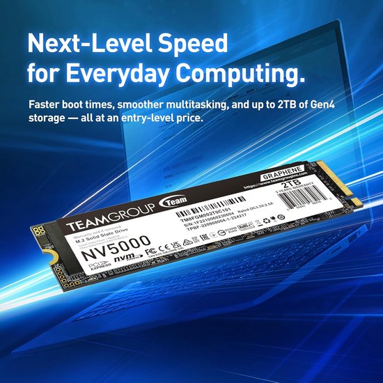 Interne SSD 2TB M.2 NVMe PCIe 4.0 voor Hoge Snelheid - Desktop en Laptop Upgrade — afbeelding 4