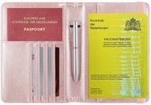 Vaccinatiepaspoort Hoesje / Mapje Voor Het Gele Boekje Vaccinatieboekje D1 Rose Goud