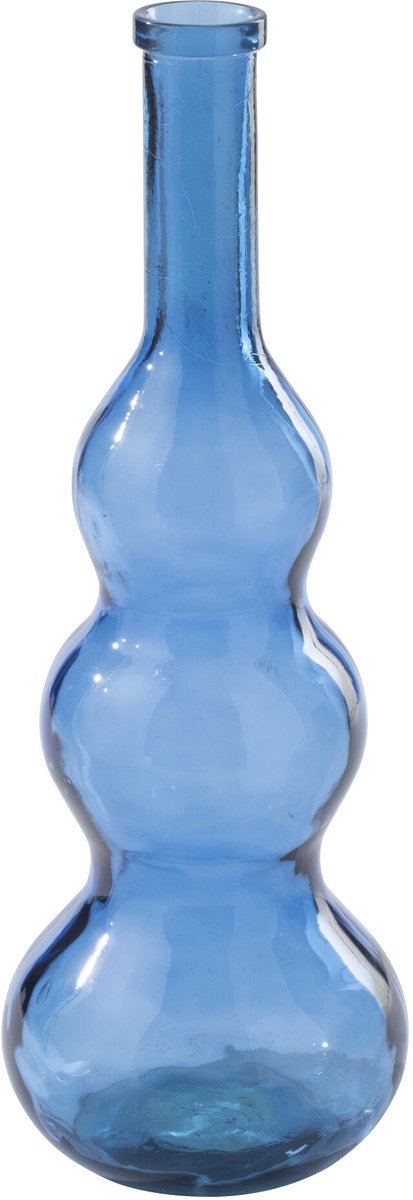 J-Line vloervaas - glas - blauw