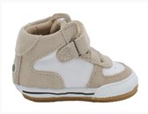 Shoesme Beige BABY-PROOF® Schoentje - Sneakers Kinderen - Jongens - Beige Green - Suède - Maat 19