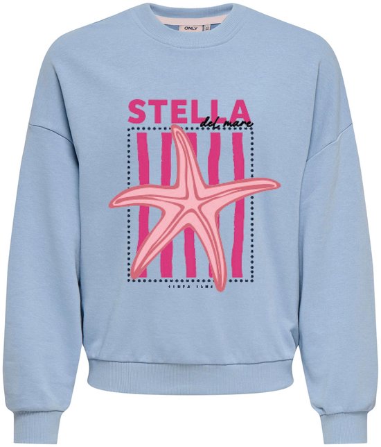 Kids Only Karlie Life Loose Printed Sweater Filles - Taille 158/164