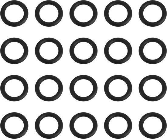 The Lord Of The Tools 20-Pack O-Ring Replacement B1524 – 6x4x1mm Silicone Seal For Eurotorch MIG Welding Gas Connector Plug