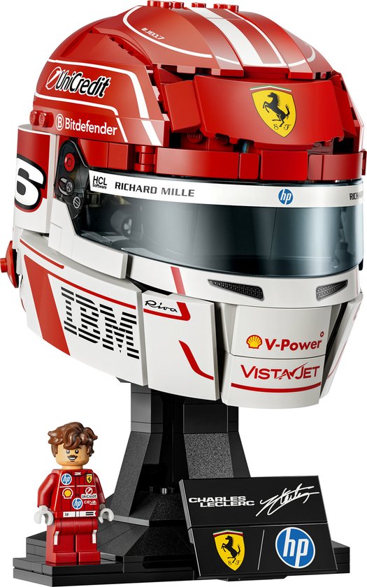LEGO Editions Scuderia Ferrari HP Casque de Charles Leclerc - 43014