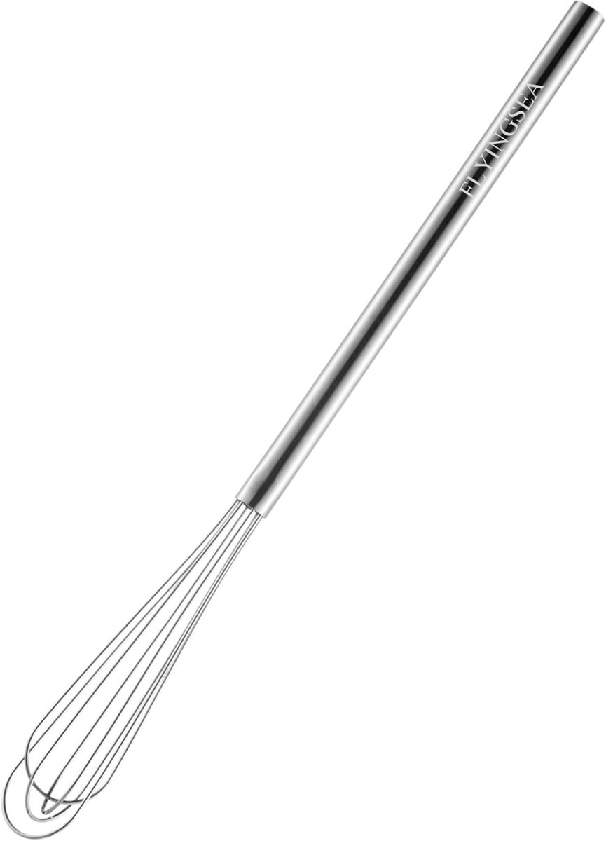 Roestvrijstalen garde 26 cm - ergonomisch handvat - voor sauzen, eieren en desserts