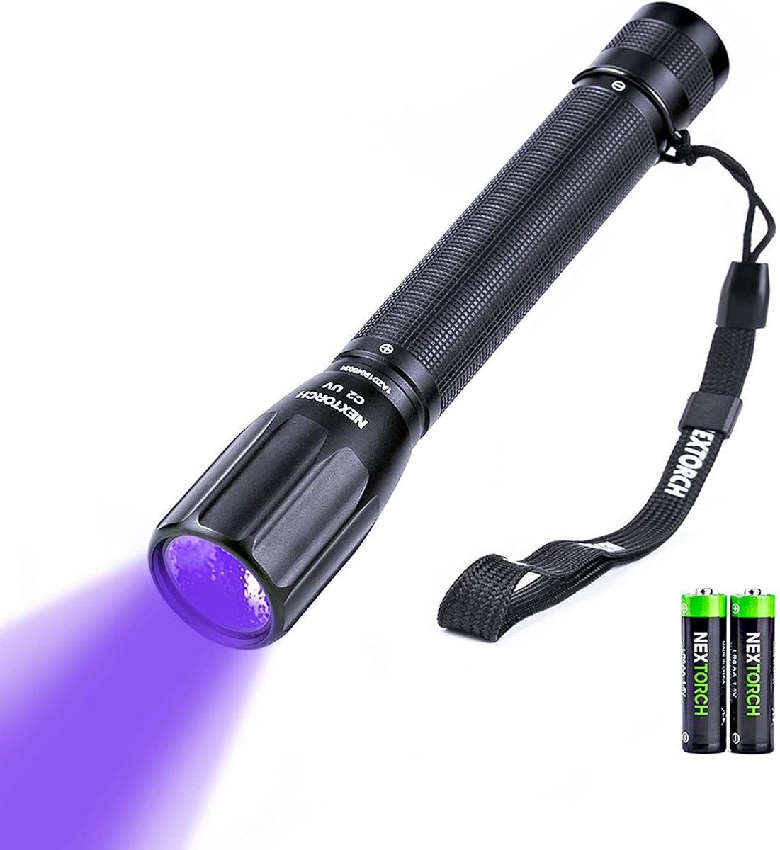 UV-zaklamp 405nm - zwart licht voor urinevlekken, geldcontroler & hars uitharding