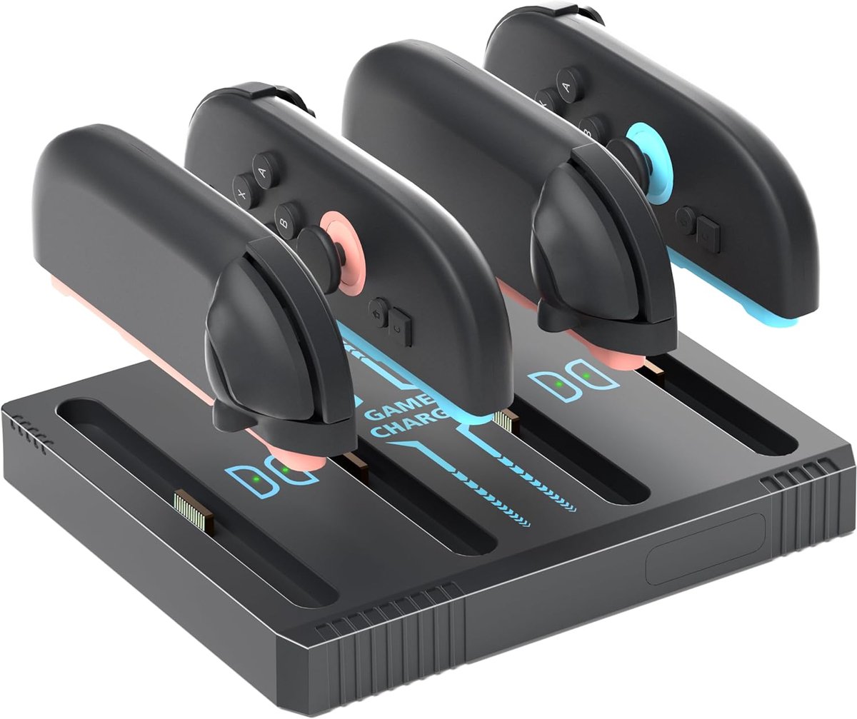 Oplaadstation voor 4 Joy-Con Controllers - Docking Station voor Switch 2 Controller