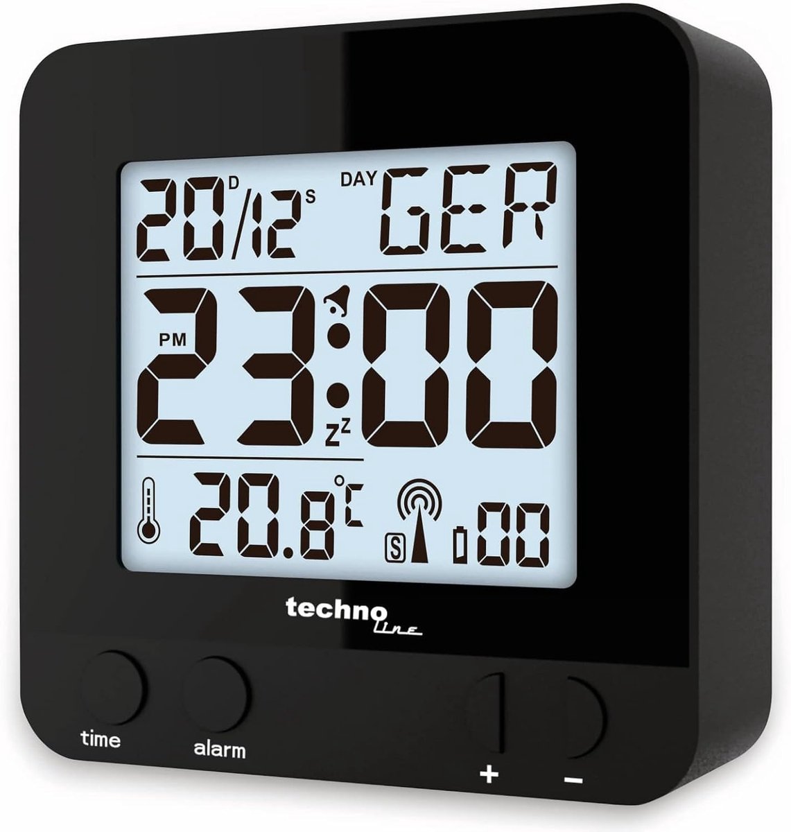 Digitale Wekker met Touchsensor en Temperatuur - Compact & Stille Werking