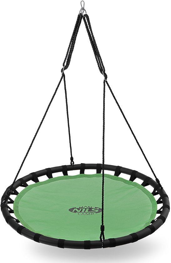 Nils Camp NB5036 - Nestschommel - 120 cm - Groen - Stalen Frame