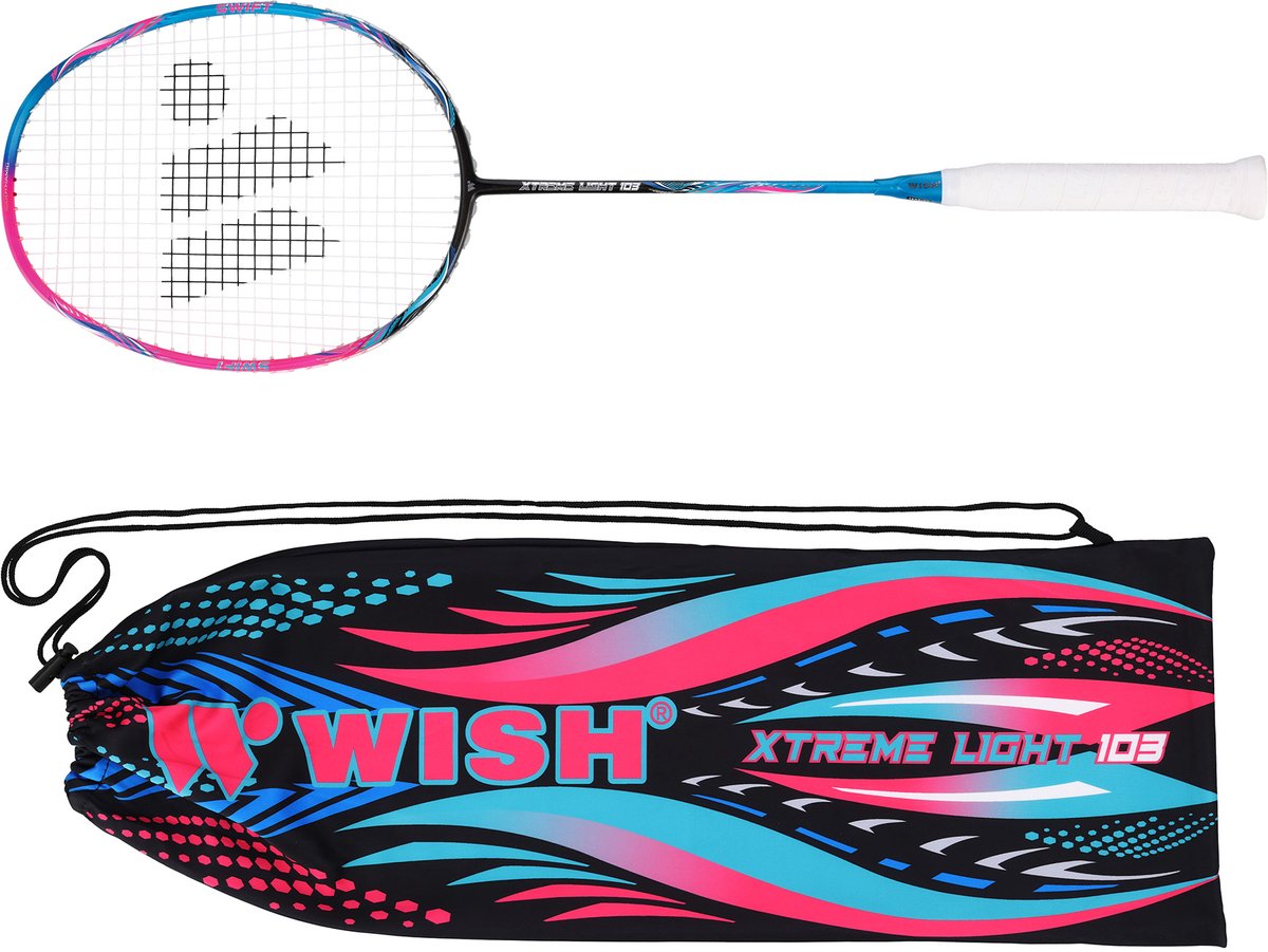WISH Extreme Light 103 - Badmintonracket - Superlicht - Dynamische Prestaties - Inclusief Hoes