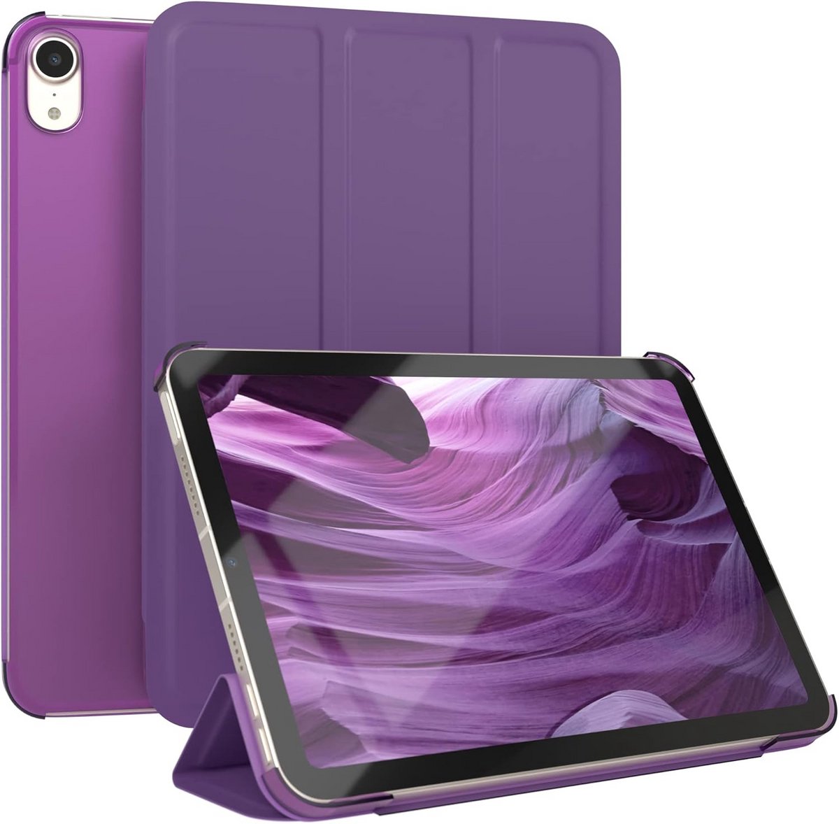 Beschermhoes met standaalfunctie voor iPad Mini 7 2024 Smart Cover