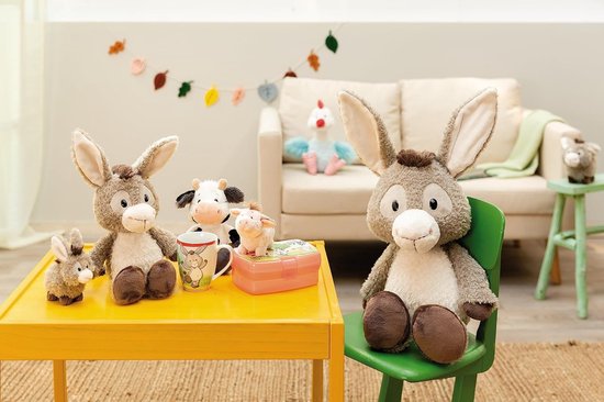 Knuffel Ezel Donkeylee - Superzacht Pluche Dier voor Kinderen en Volwassenen - Duurzaam Gemaakt — afbeelding 4