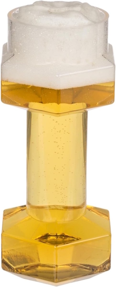 XXL halter bierglas 650 ml - grappig glas voor gezellige momenten