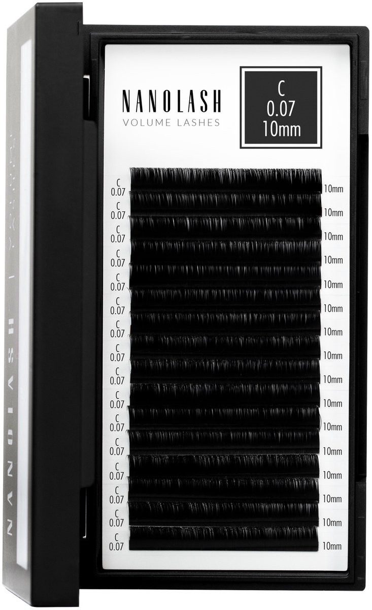 Nanolash Volume Lashes Nepwimpers - 0.07 C - 10mm