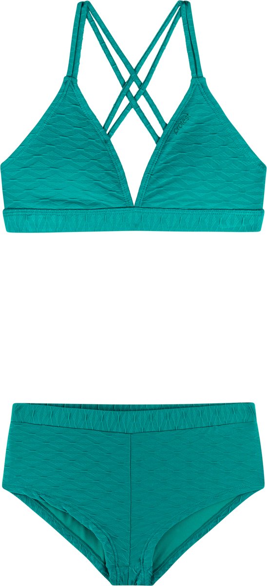 Protest PRTYolanda JR Bikini set Meisjes Normale pasvorm Uitneembare vulling Groen