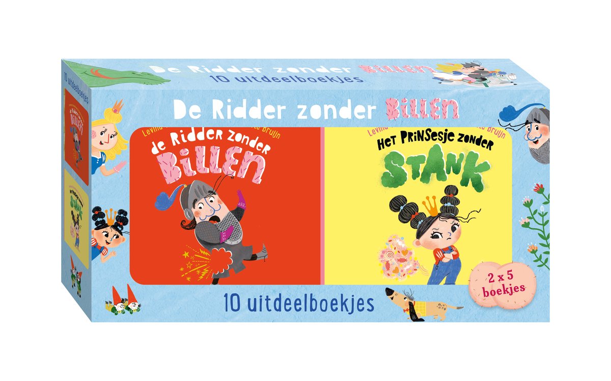 Omslag van De ridder zonder billen - De ridder zonder billen - uitdeelboekjes (10 boekjes)