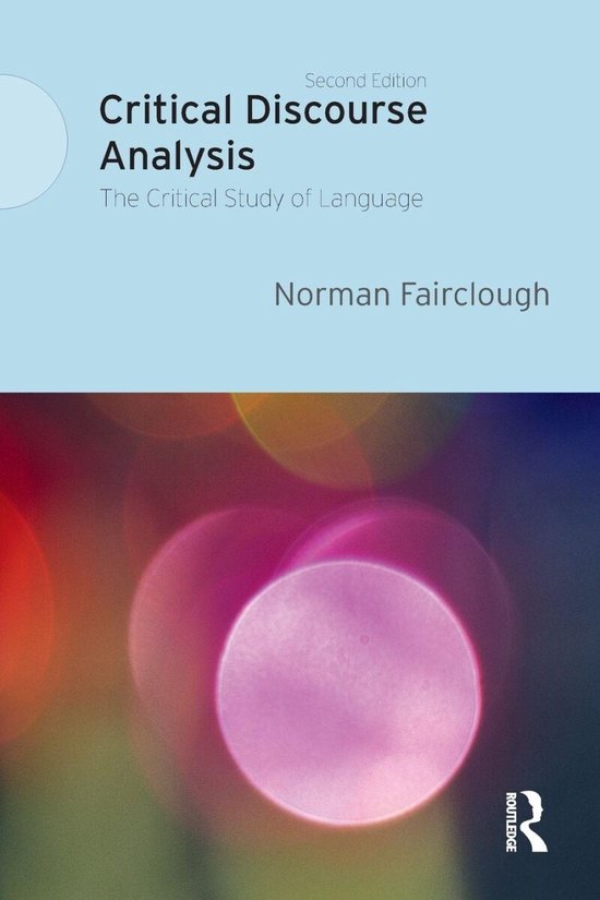 Critical Discourse Analysis - cover